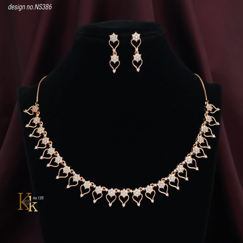 KK ROSEGOLD NECKLACE SET - Image 1