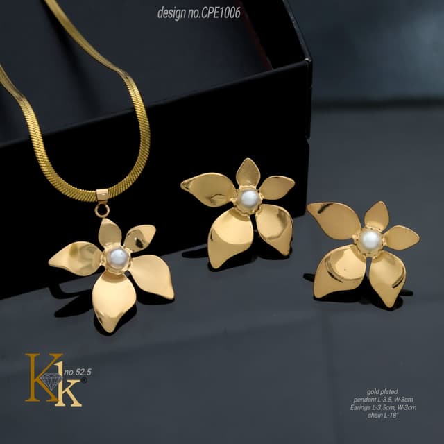KK CHAIN PENDANT SET