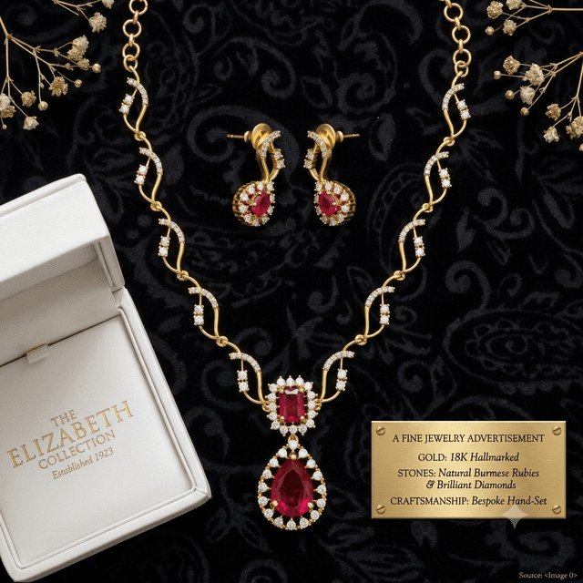 AD CZ NECKLACE SET