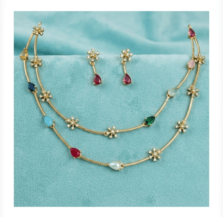 SLEEK 2 LAYERED NECKLACE - Image 1