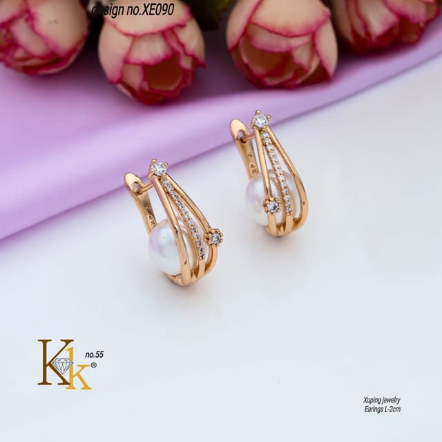 XUPING PEARL EARRINGS