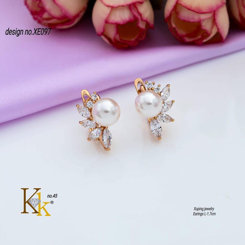 XUPING PEARL EARRINGS - Image 1